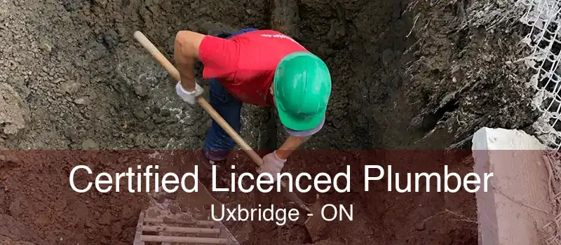 Certified Licenced Plumber Uxbridge - ON