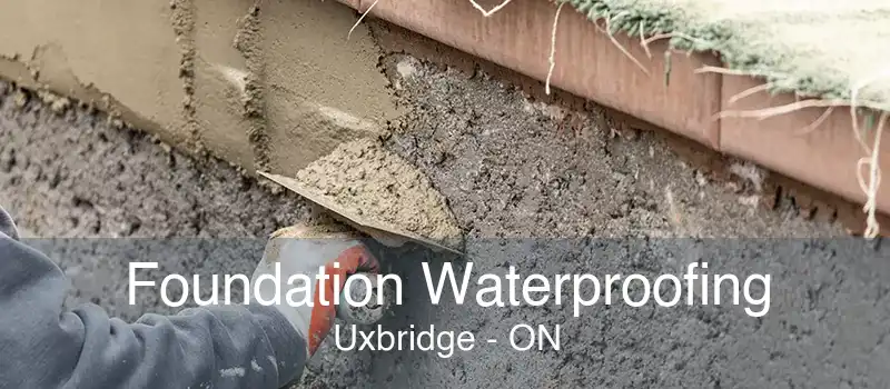 Foundation Waterproofing Uxbridge - ON