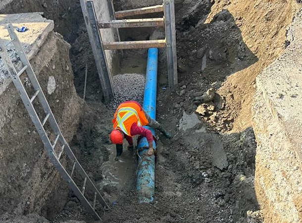 Sewer Pipe Burst Replacement in Uxbridge, ON