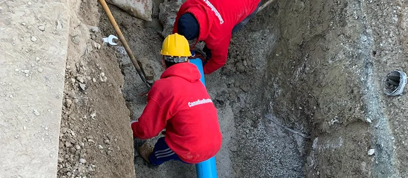 Pipe Replacement for Water Main Breaks in Uxbridge, Ontario