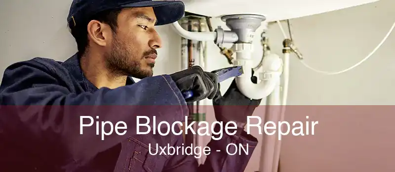 Pipe Blockage Repair Uxbridge - ON