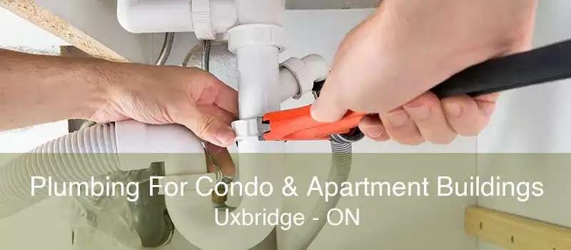 Plumbing For Condo & Apartment Buildings Uxbridge - ON