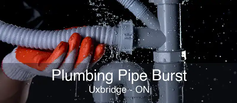 Plumbing Pipe Burst Uxbridge - ON