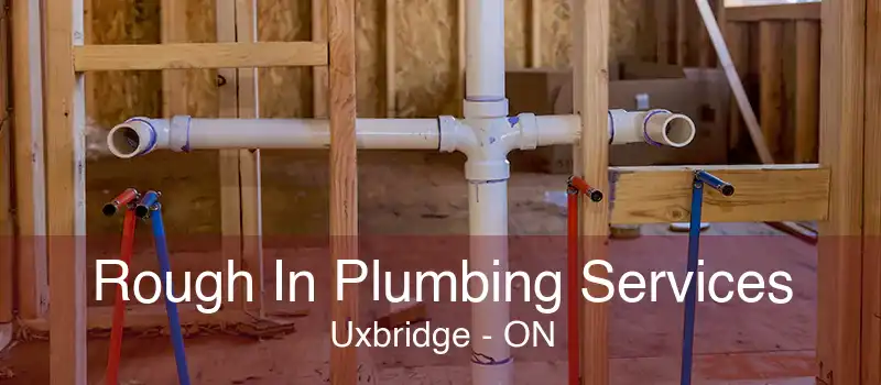 Rough In Plumbing Services Uxbridge - ON