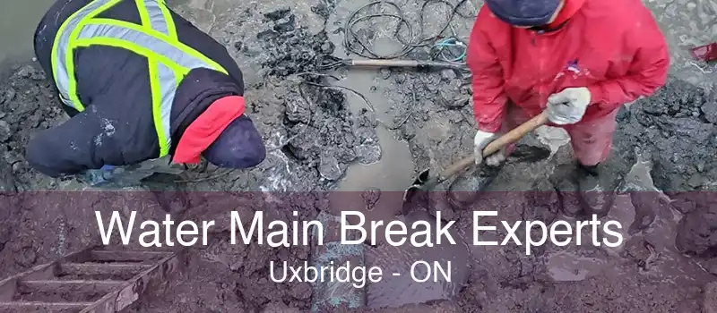 Water Main Break Experts Uxbridge - ON